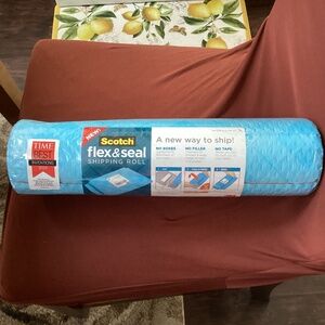 Scotch Flex & Seal Shipping Roll 15” x 10 ft  New/Sealed